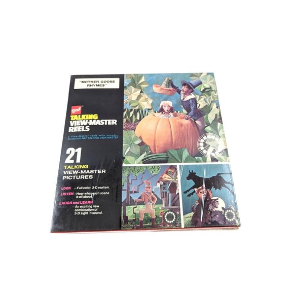 Talking View-Master‎ Mother Goose Rhymes Nursery Childrens AVB410 Sealed Vintage - Picture 1 of 5
